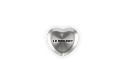 Le Creuset Heart 57mm Stainless Steel Knob for cookware lids, durable and stylish – available at Keans Claremorris