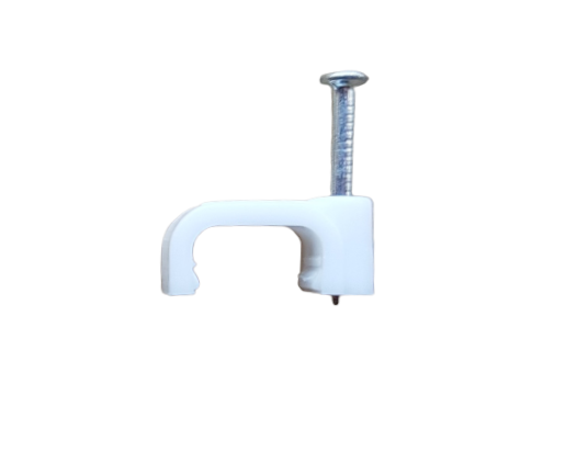 Phx 10mm 2.5 Twin & Earth Flat Clips (20) for secure, durable cable management. Easy install. Available at Keans Claremorris.