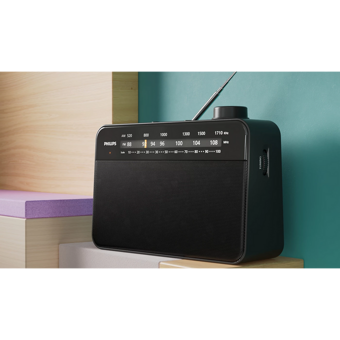 PHILIPS Portable FM/MW Radio TAR2509/10 compact design, easy tuning - available at Keans Claremorris