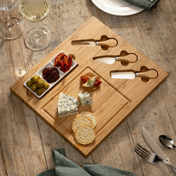 Belleek Cheese Board & Cheese Knife Set