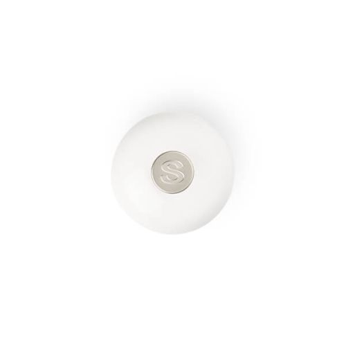 Le Creuset Classic 21cm White Salt Mill, durable ceramic grinder, available at Keans Claremorris