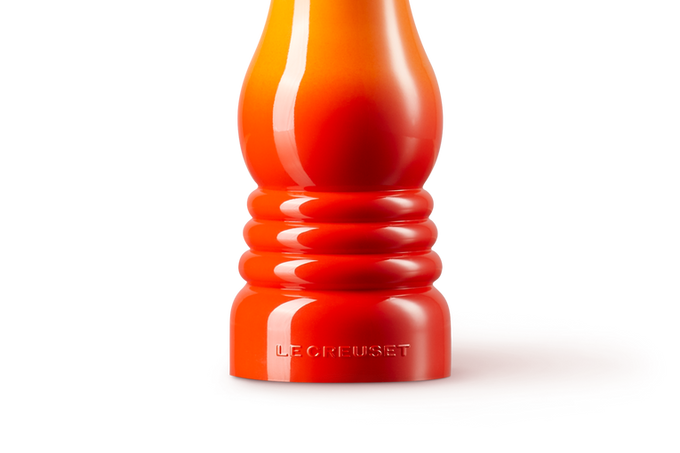 Le Creuset Classic 21cm Salt Mill in Volcanic finish – durable ceramic grinder, available at Keans Claremorris.