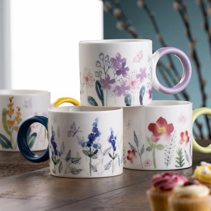 Wildflower Mugs Set of 4 - Image 2