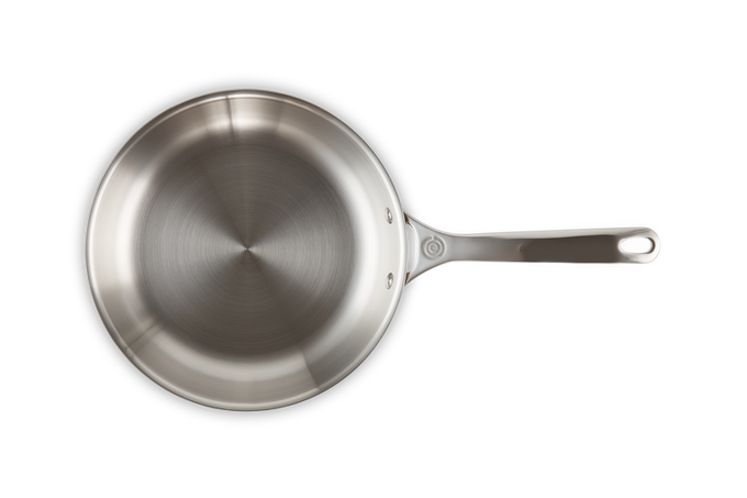 Le Creuset 24cm Signature Steel Deep Frypan, durable non-stick cookware, available at Keans Claremorris.