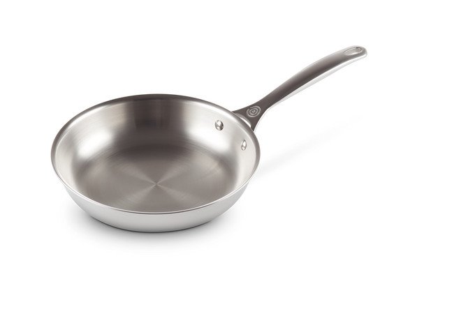 Le Creuset 24cm Signature Steel Deep Frypan, durable non-stick cookware, available at Keans Claremorris.