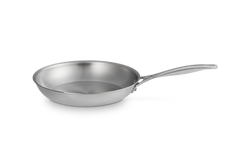 Le Creuset 20cm Signature uncoated stainless steel frypan with 3-ply heat distribution, ideal for all cooktops – Keans