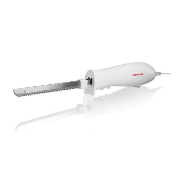 Morphy Richards 980529 150W white electric carving knife with serrated blade and comfort grip handle – Keans Claremorris