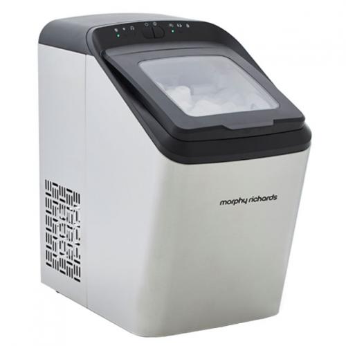 Morphy Richards 2.8 Litre Ice Maker with 1.8KG bin, produces 15KG ice in 24 hours – available at Keans Claremorris.
