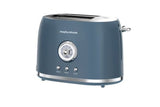 Morphy Richards Boutique 2 Slice Toaster | 980602 | Thunder Blue