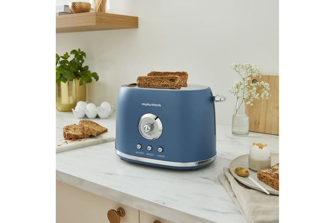 Morphy Richards Boutique 2 Slice Toaster | 980602 | Thunder Blue - Image 2
