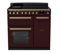 Rangemaster Induction Estel Deluxe 90cm Antique Brass Trim