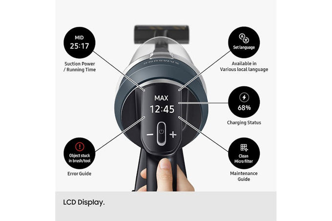 Samsung Jet 85™ Complete Cordless Stick Suction Power Vacuum Cleaner | VS20C8524TB/EU - Image 7