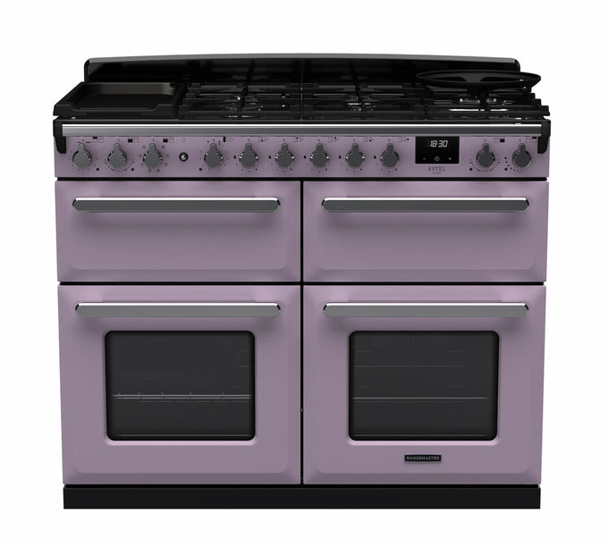 Rangemaster Dual Fuel Estel Deluxe 110cm Slow Cook Oven Chrome Trim - Image 8