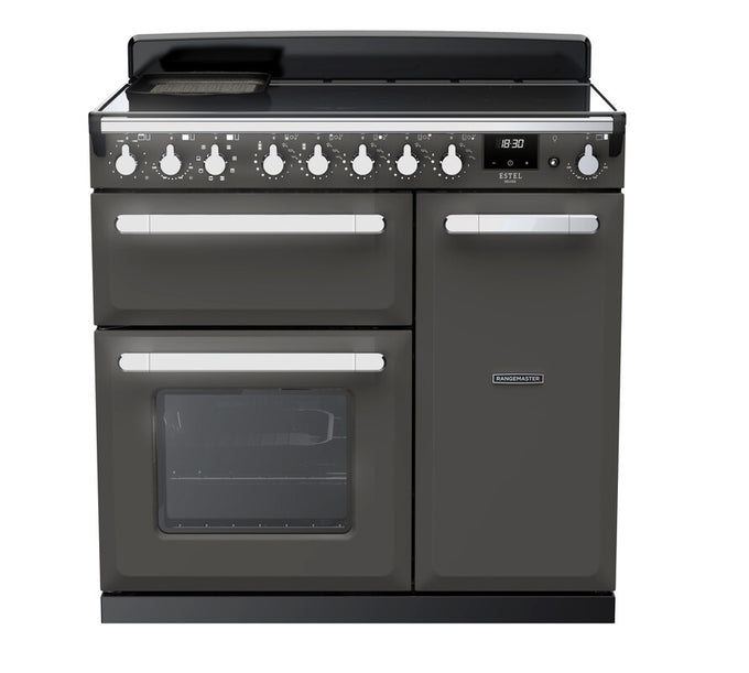 Rangemaster Induction Estel Deluxe 90cm Chrome Trim - Image 2