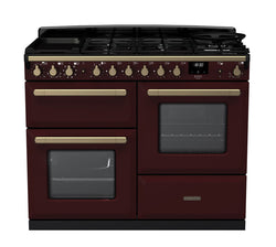 Rangemaster Dual Fuel Estel Deluxe 110cm Antique Brass Trim