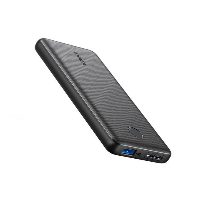 Anker PowerCore 10K Slim 10000mAh portable power bank with PowerIQ, MultiProtect safety, USB-C recharge – Keans Claremorris