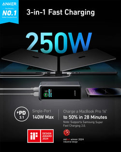 Anker Prime 27,650Mah Power Bank (250W) | A110AH11