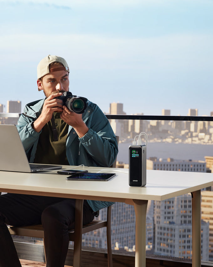 Anker Prime 27650mAh Power Bank 250W with Smart Display and 140W Type C Cable - Keans Claremorris