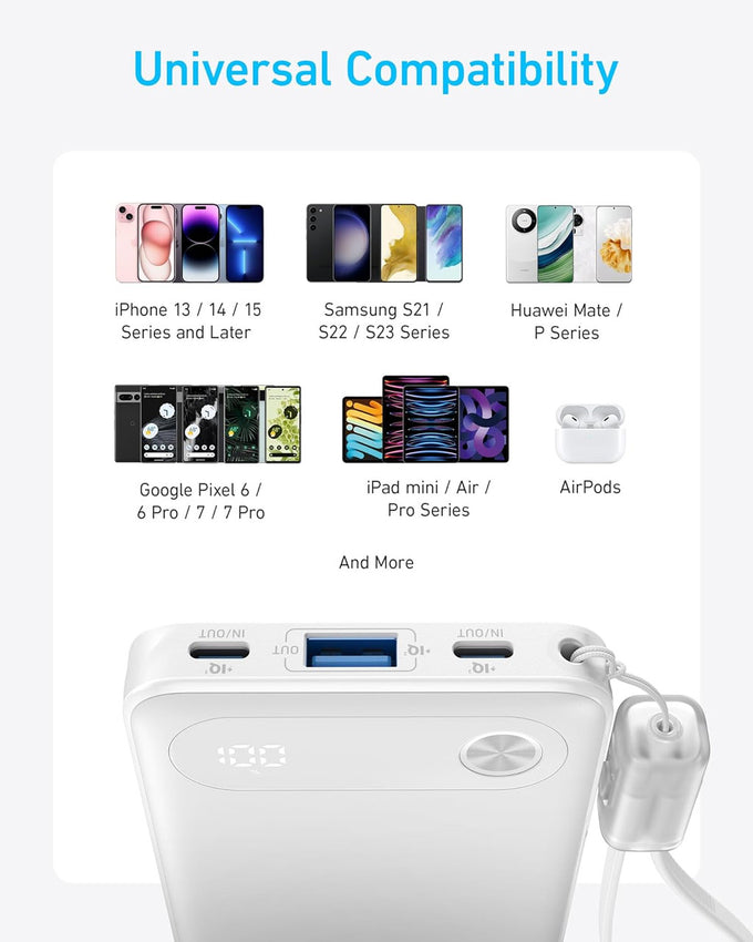 Anker 10K PD Power Bank with C-C cable - Image 6