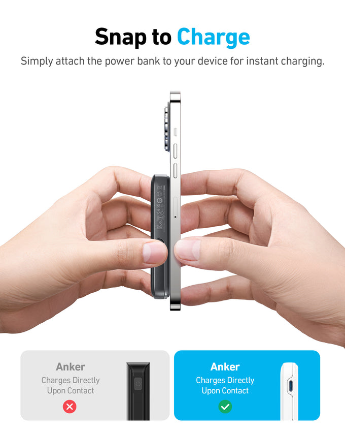 Anker 322 MagGo Battery PowerCore 5K 7.5W portable charger - Keans Claremorris