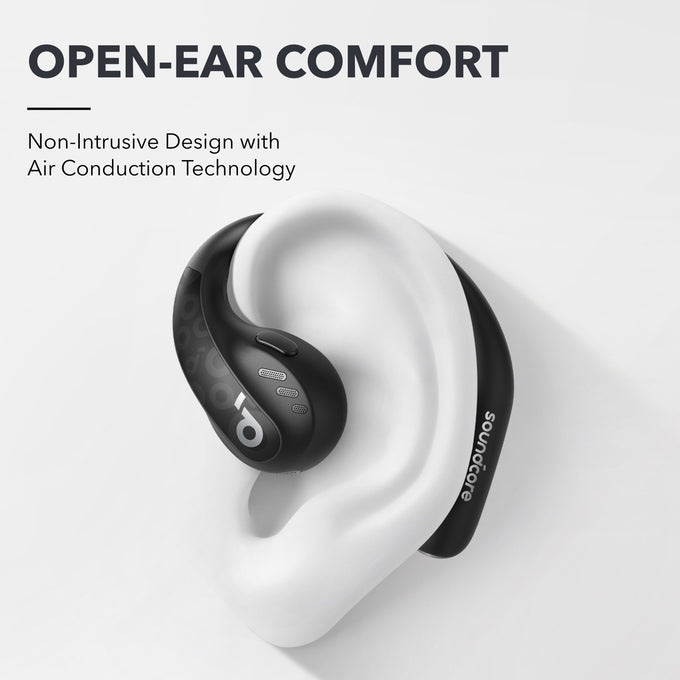 Soundcore AeroFit Pro IN Ear Headphones | Black - Image 2