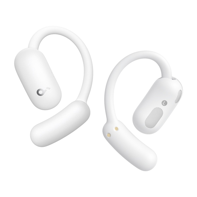 Soundcore AeroFit 2 Open-Ear Earbuds with AI Translation White - Image 1