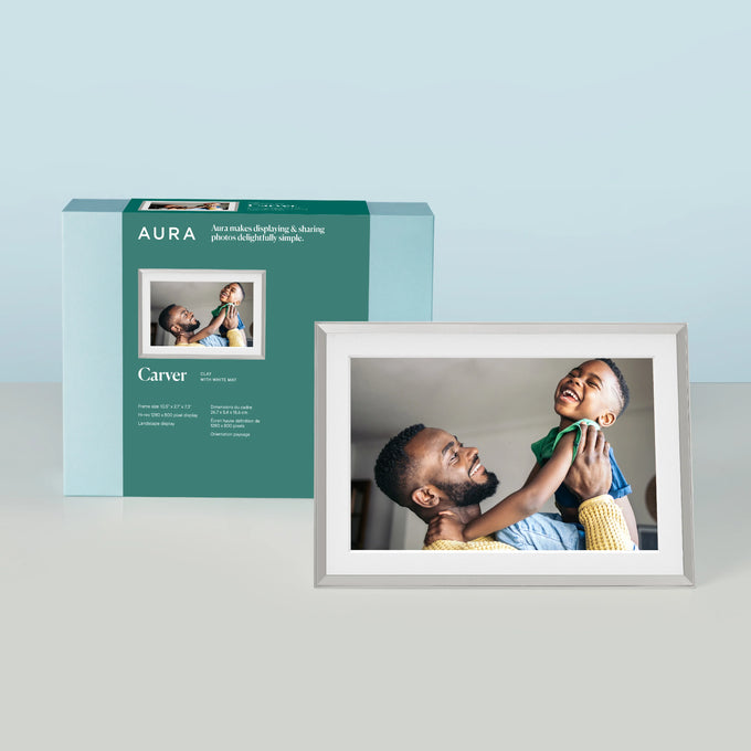 Aura Carver Digital Photo Frame 10.1'' Matt Clay - Image 4