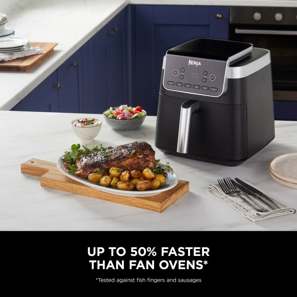 Ninja Air Fryer MAX PRO 6.2L AF180UK, large capacity, rapid air technology, available at Keans Claremorris.