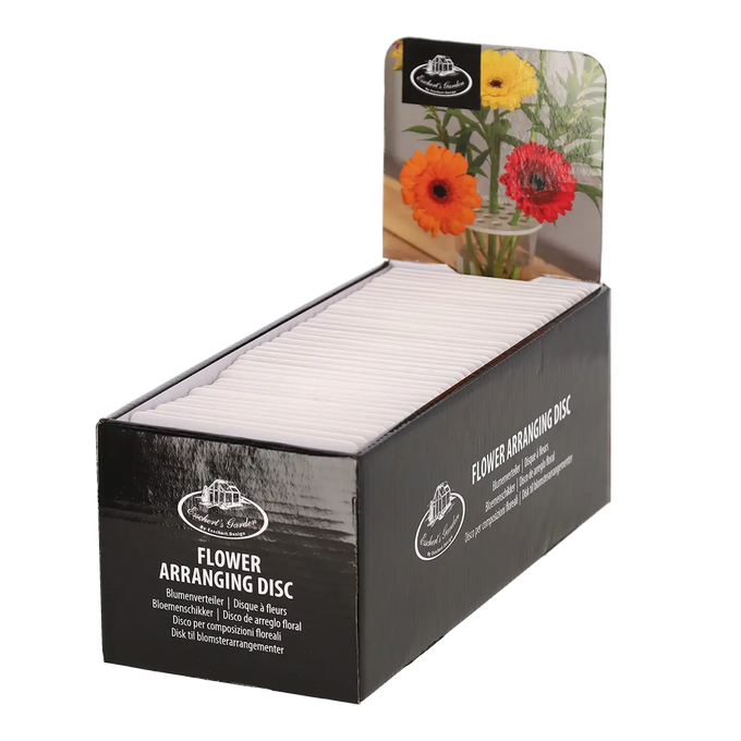 Esschert Flower Arranging Disc M White - Image 3