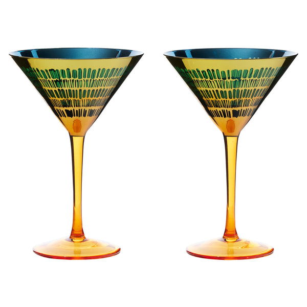 Set of 2 Fiesta Cocktail Glasses
