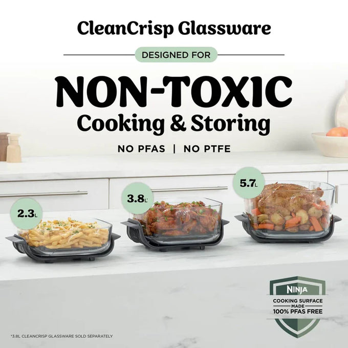 Ninja CRISPi Pro 7-in-1 Glass Air Fryer – Ash Grey - Image 5