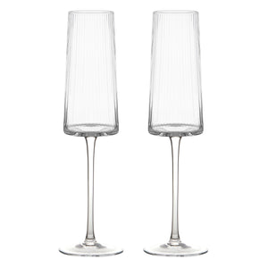 Set of 2 Empire Champagne Flutes
