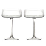 Load image into Gallery viewer, Set of 2 Empire Champagne Saucers
