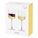 Load image into Gallery viewer, Set of 2 Wave Wine Glasses Gold
