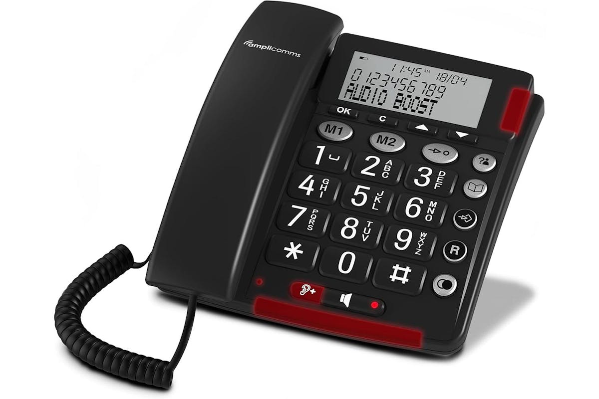 Alcatel Amplicomms BigTel 48 Plus CG2 Landline Phone - Black | ATL1425451 - Image 2