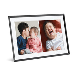 AURA Carver 10.1" WiFi LCD Digital Picture Frame Gravel with White Mat - UKA900-MBLK | Keans Claremorris