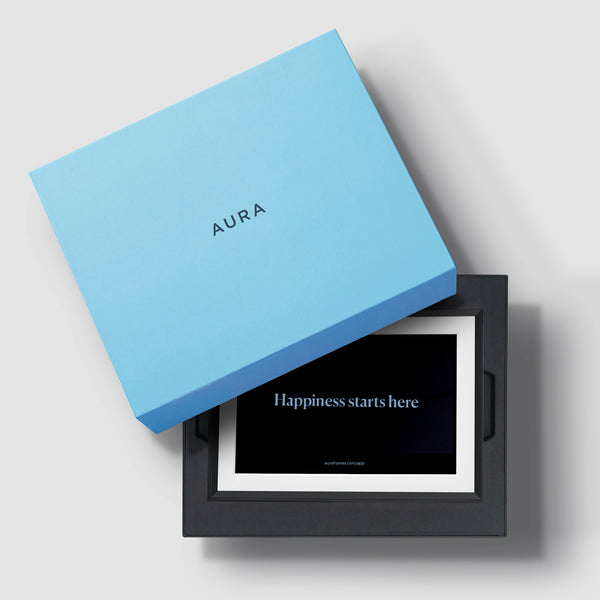 AURA Carver 10.1" WiFi LCD Digital Picture Frame Gravel with Mat White, UKA900-MBLK – Keans Claremorris