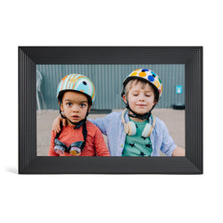 AURA Carver 10.1" WiFi digital photo frame with 1280x800 HD display, touchbar, and Aura app – available at Keans Claremorris.