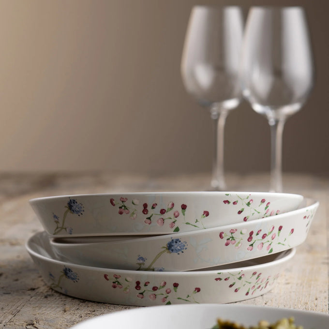 Camille Pale Jade Pasta Bowls Set of Four - Image 3