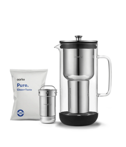Aarke Purifier Glass Water Filter Pitcher 1.18L Keans Claremorris