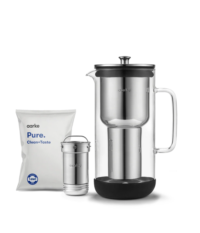 Aarke Purifier Glass Water Filter Pitcher 1.18L Keans Claremorris