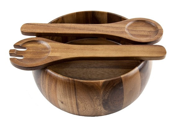 Acacia Salad Set 25cm Keans Claremorris
