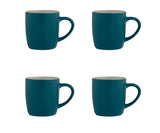 Accent Sleeve of 4 Mugs - Teal Keans Claremorris