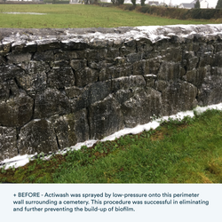 Actiwash Domestic Biocide removes red & green algae, mould, fungi – effective cleaning solution | Keans Claremorris