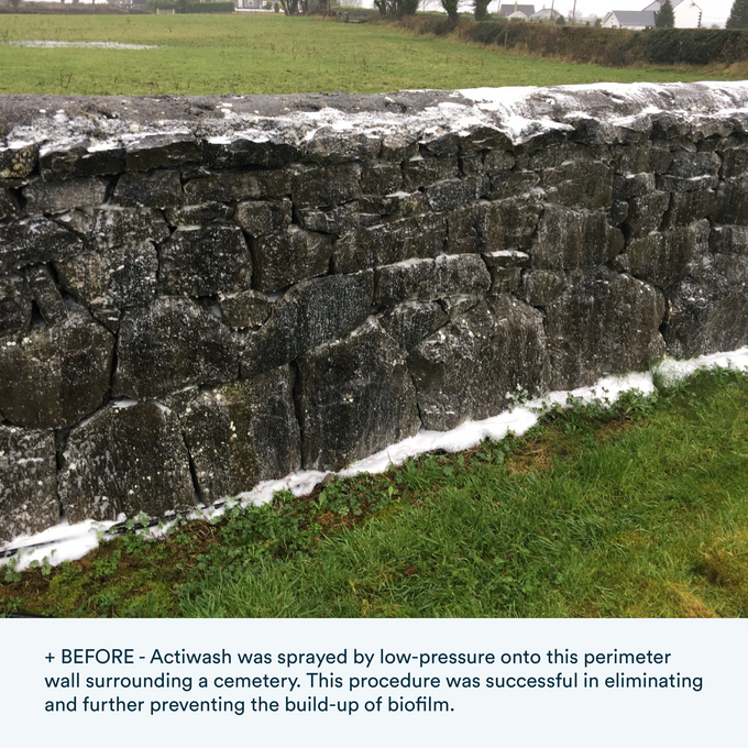 Actiwash Domestic Biocide removes red & green algae, mould, fungi – effective cleaning solution | Keans Claremorris