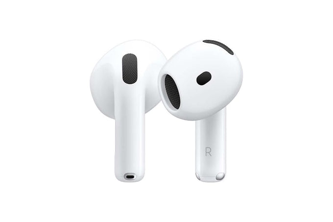 Apple AirPods 4th Gen wireless earbuds with personalized spatial audio, voice isolation, USB-C case, IP54 water resistance –