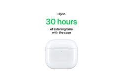 Apple AirPods 4th Generation wireless earbuds with improved sound and battery life - available at Keans Claremorris