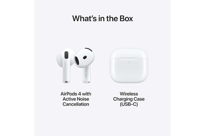 Apple AirPods 4th Generation wireless earbuds with improved sound and battery life - available at Keans Claremorris