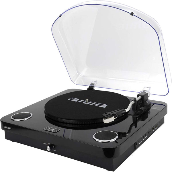 Aiwa All In One Stereo Turntable | Black