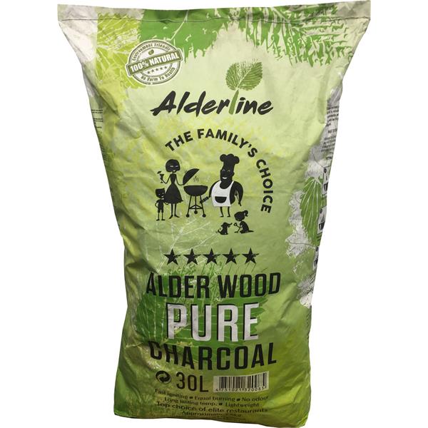 Alderline Alder Wood Pure Charcoal 30L Bag - Keans Claremorris